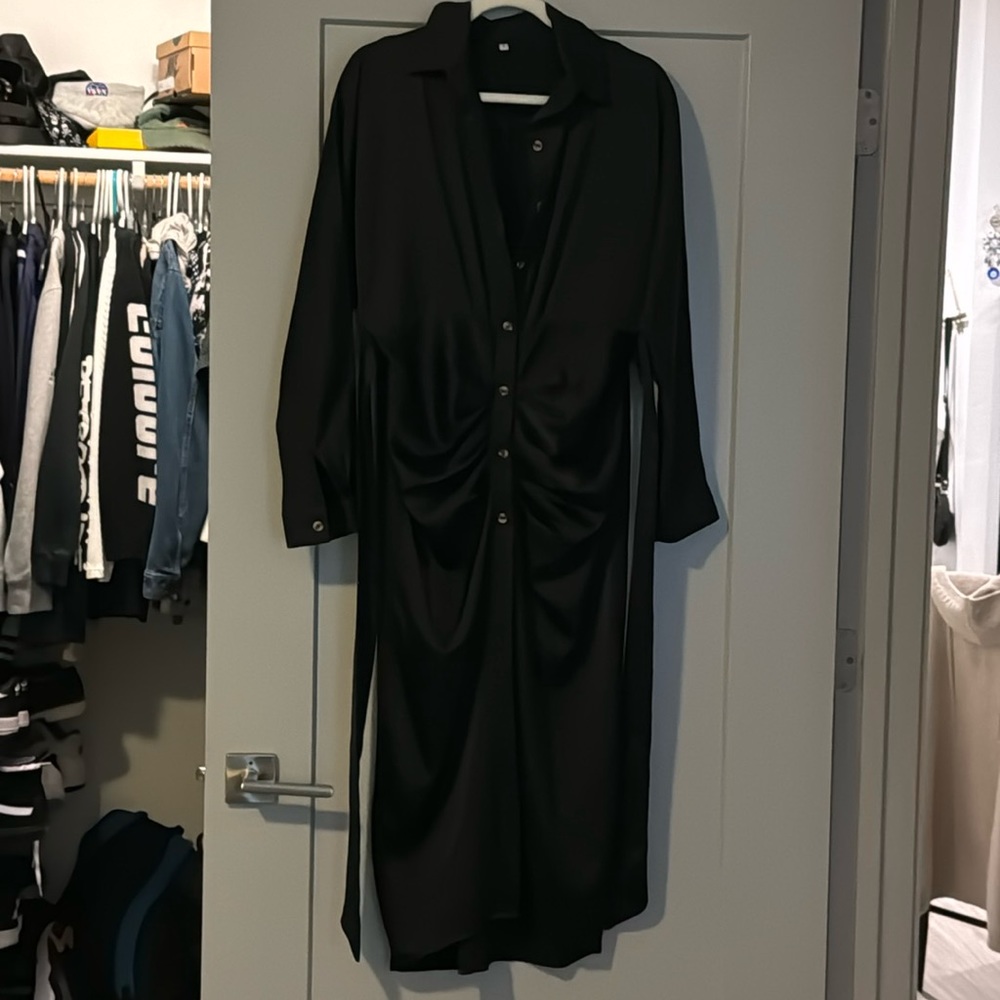 Black Shirt Dress